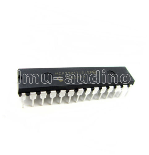 MCP23017E/SP DIP28 MCP23017 16Bit I/O Expander with I2C Interface IC