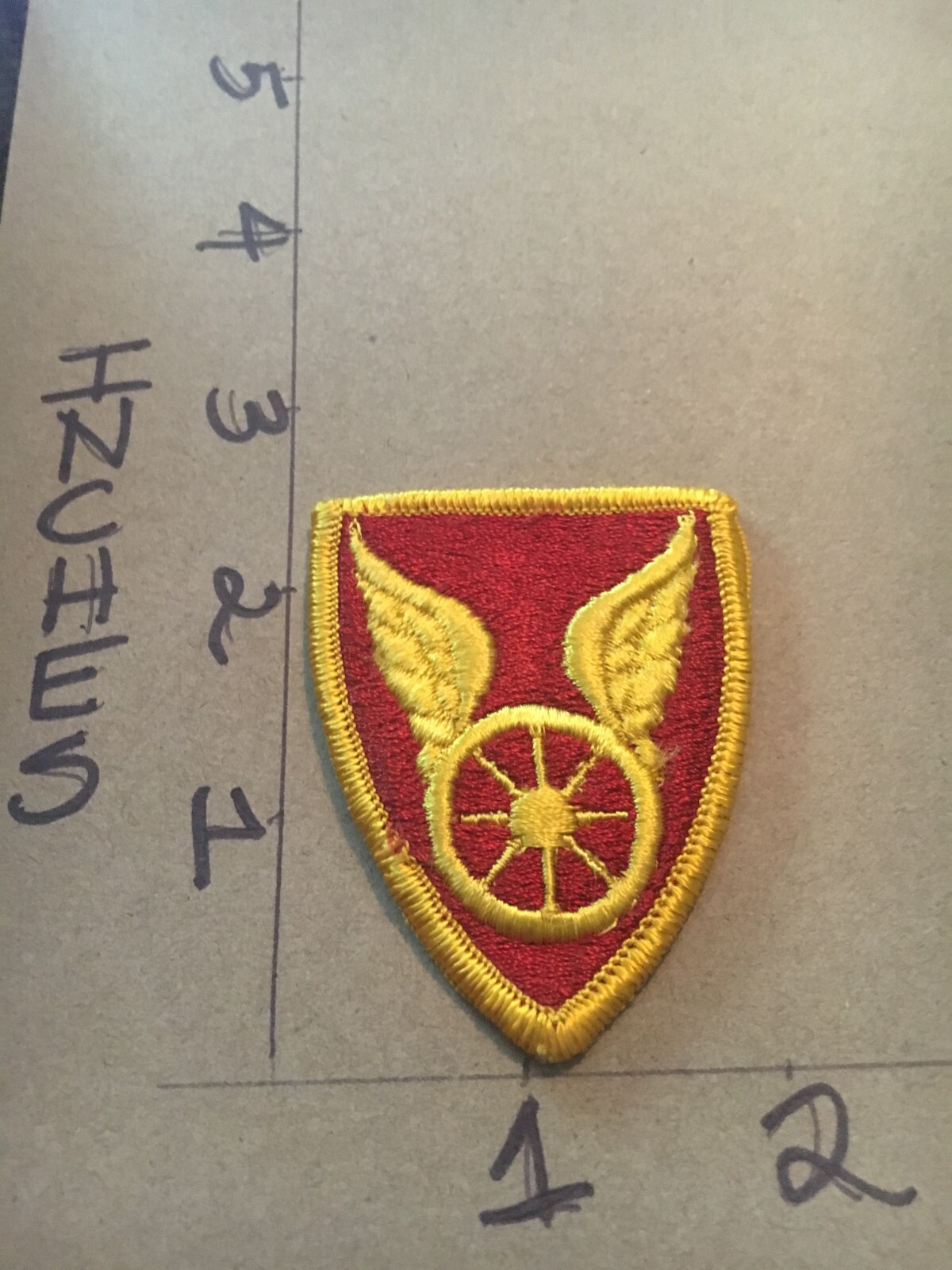US Army 124th Transportation Brigade m/e patch 5/16/25