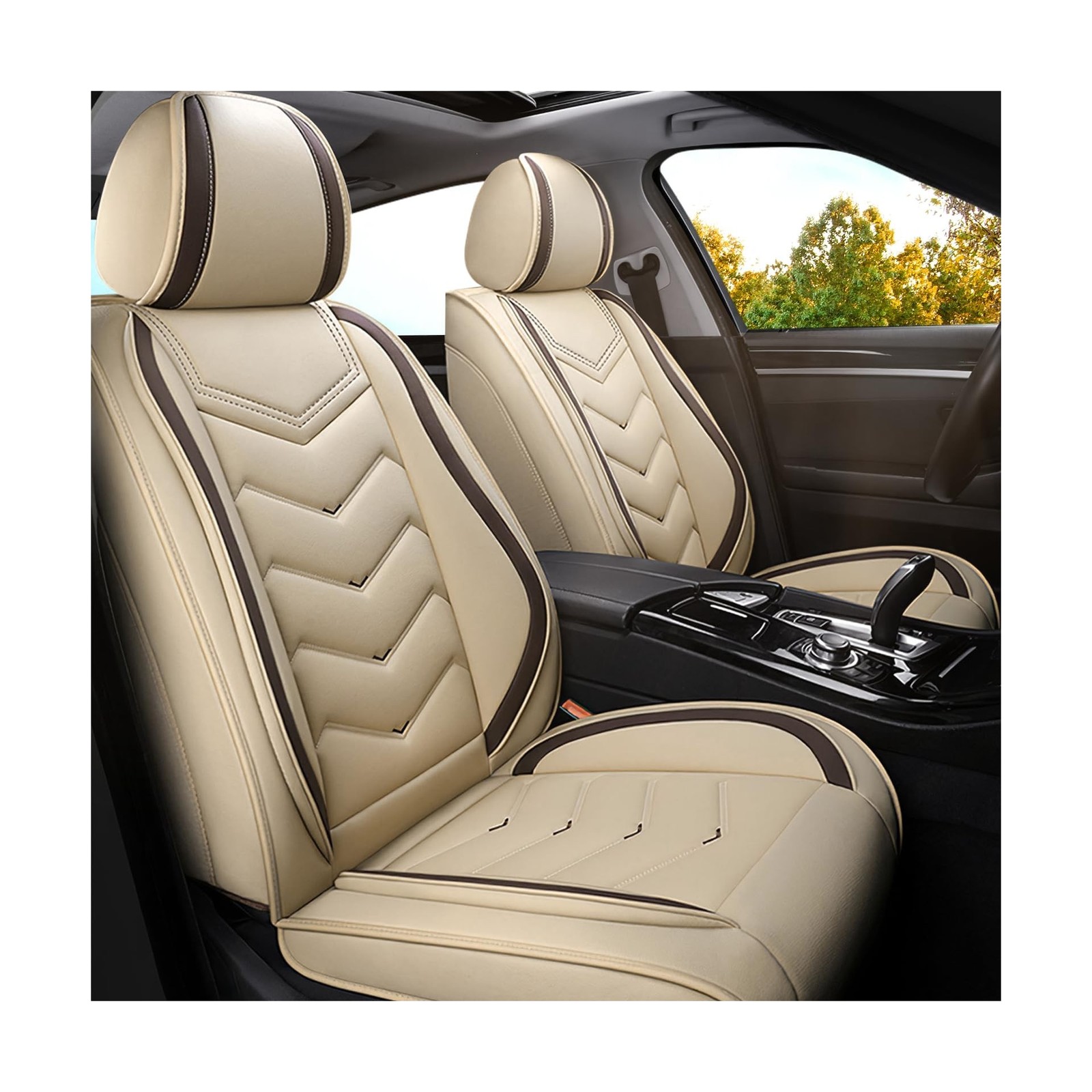 ADERN Car Seat Covers for KIA Sorento 2003-2026, Premium Nappa Leather Car Se...