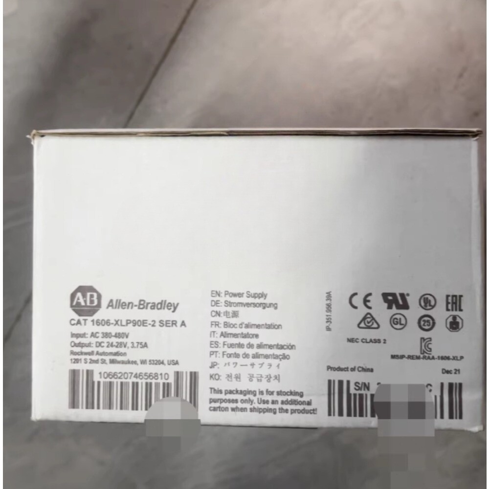 New AB 1606-XLP90E-2 Power Supply 380-480V AC wide range Input US Free Tax