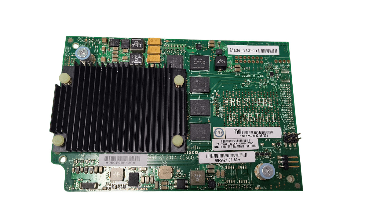 Cisco UCSB-VIC-M83-8P Dual Port 40GB Mezzanine Adapter 73-16508-02 UCS B200