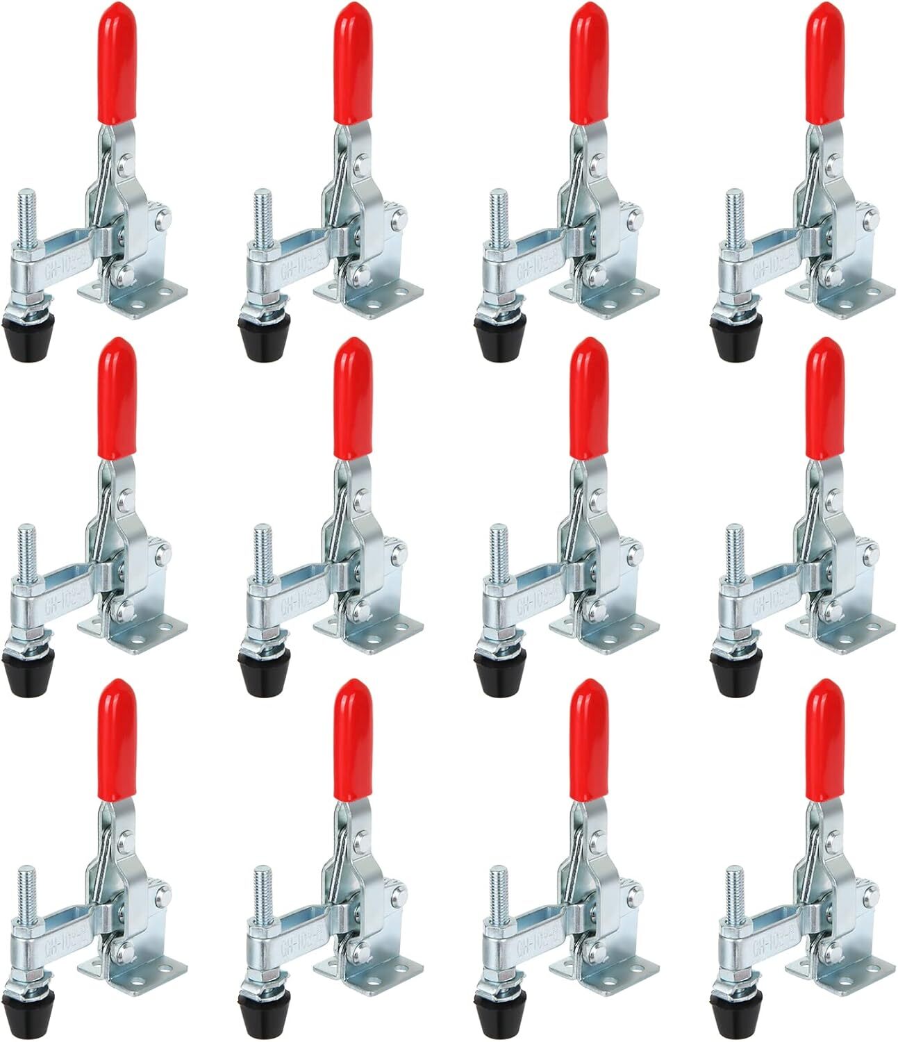 12 Pack Toggle Clamp, Adjustable Hold down Clamps for Woodworking 200Lb Holding
