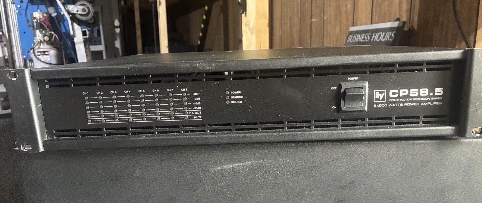 Electro-Voice EV CPS8.5  CPS8.5-230V  8-Channel Amp  8 x 500W Tested Works Great