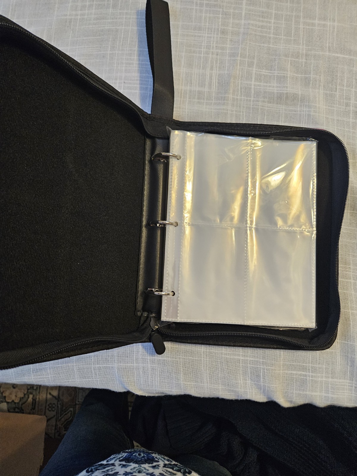 Pokemon Binder With 50 Sleeves , Zip Closure & Wrist Strap NEW