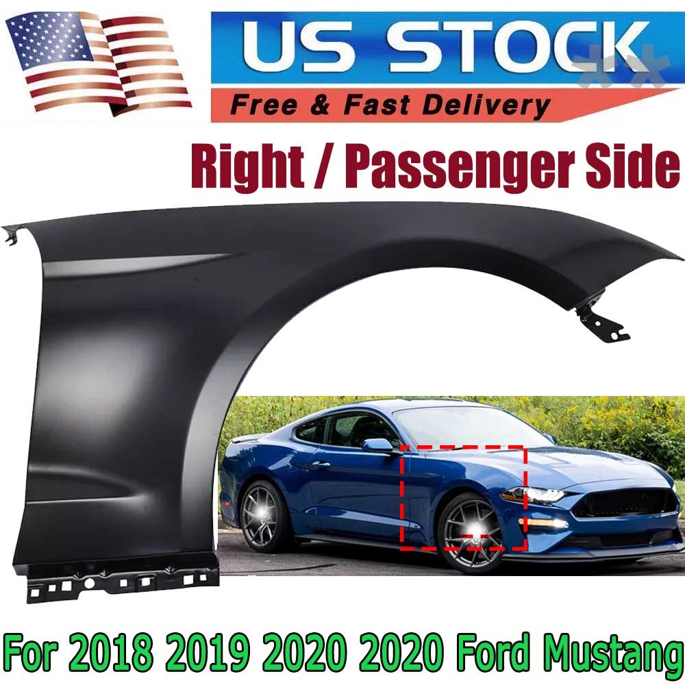 For 2018-2022 Ford Mustang Right Front Fender Steel Passenger Side RH