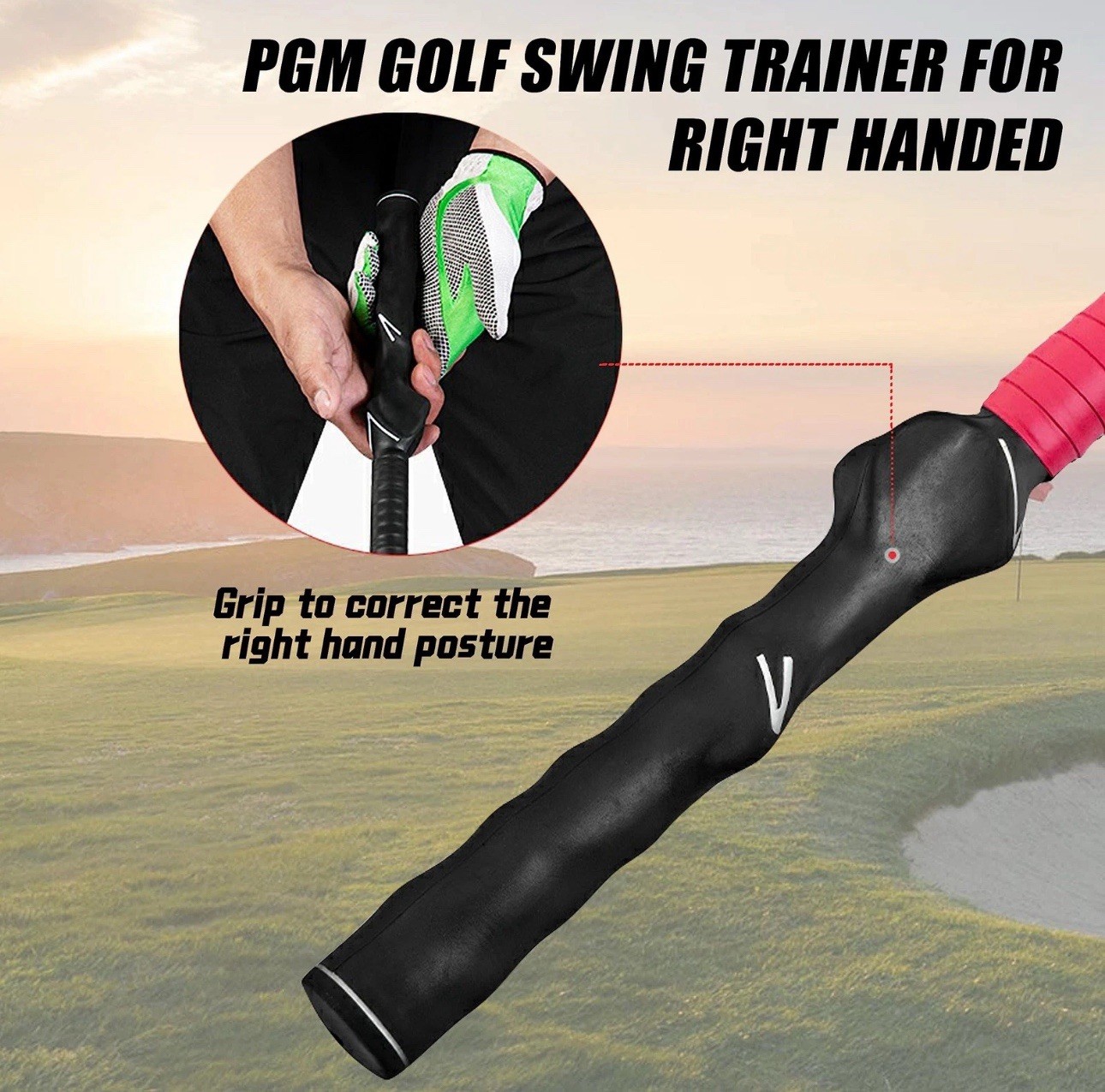 PGM Golf Swing Trainer, Golf Swing Training Aid - Golf Power Resistance Train