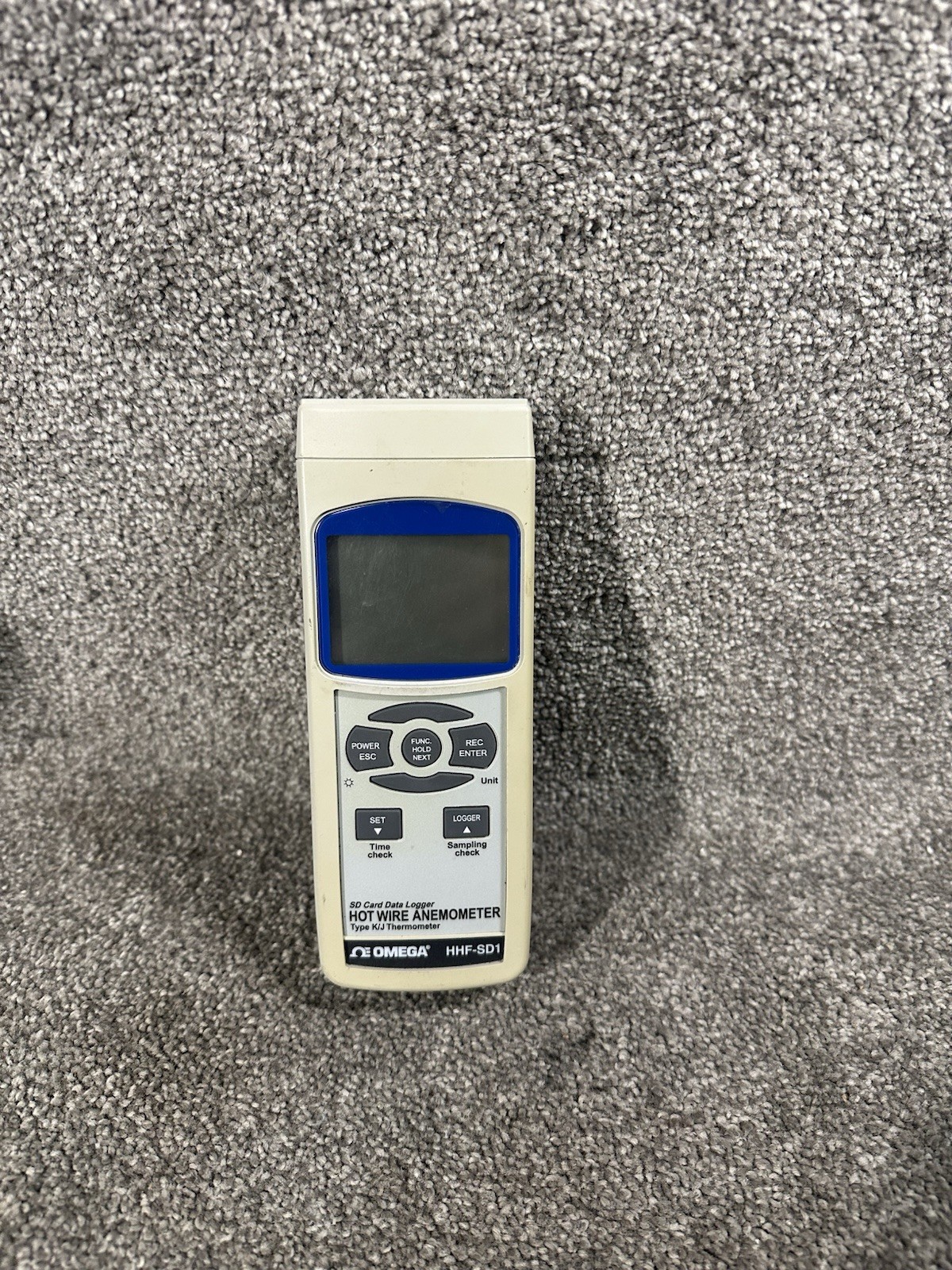 Omega Engineering HHF-SD1 Handheld Anemometer.                          Loc5E-16
