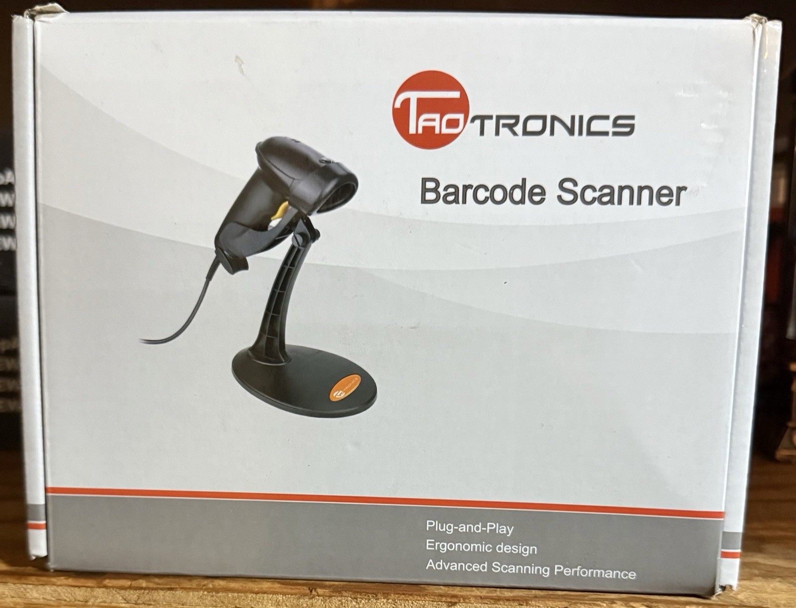 TaoTronics Barcode Scanner Handheld Wired Barcode USB TT-BS016