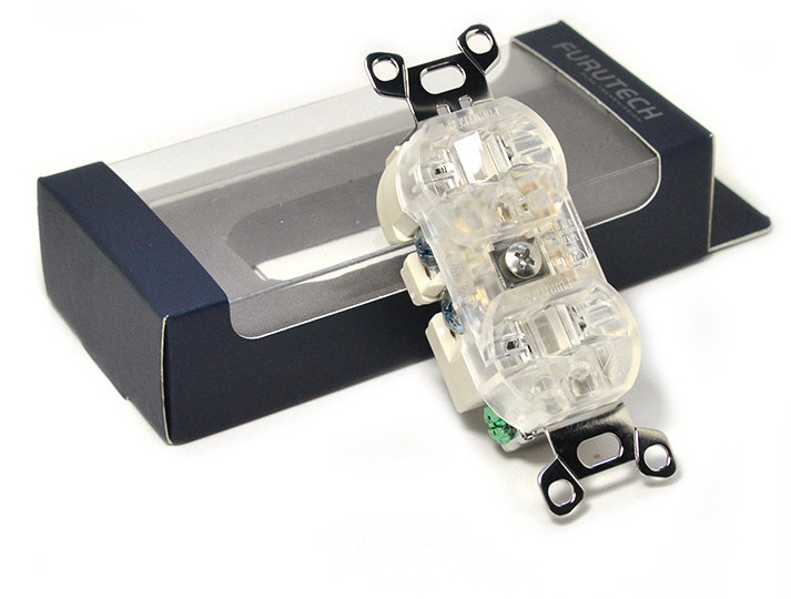 1x AC Furutech FPX(R) Rhodium Plated US socket power distributor