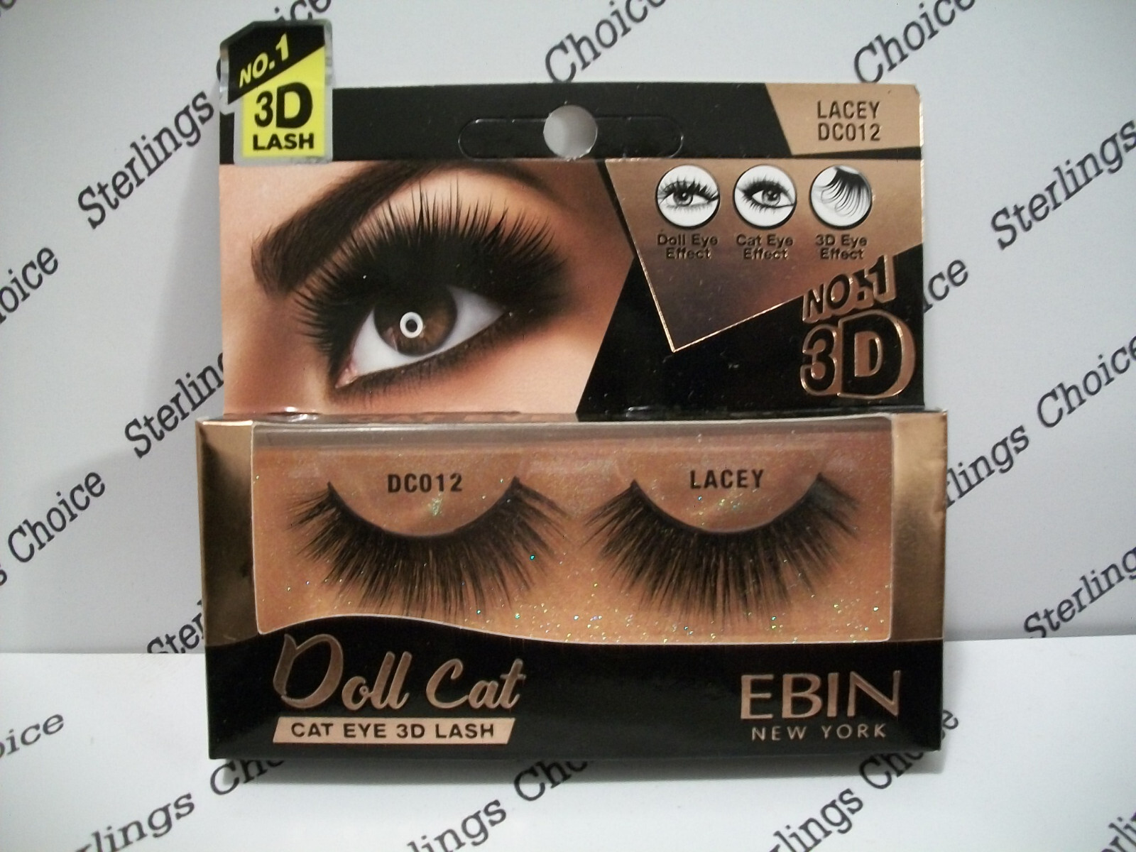 Ebin Doll Cat Cat Eye 3D Lash #DC012 Lacey