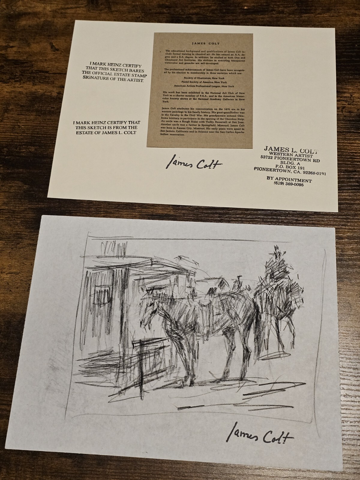 James Colt Western Cowboys Sketching (107)