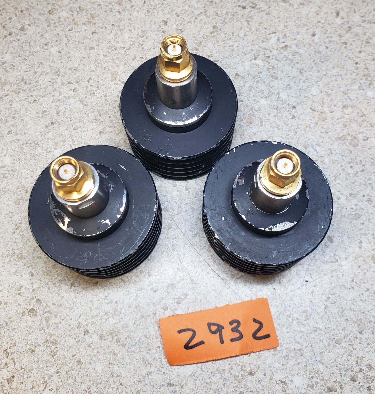 Lot of (3) Used Motorola 58B09643U01 50 Ohm Load - SMA Male