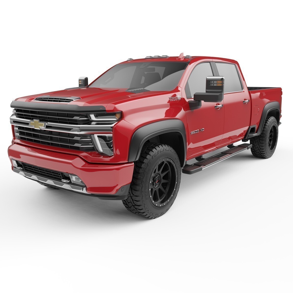 EGR 751884 Rugged Fender Flares 20-24 Silverado 2500HD & 3500HD Set Of 4