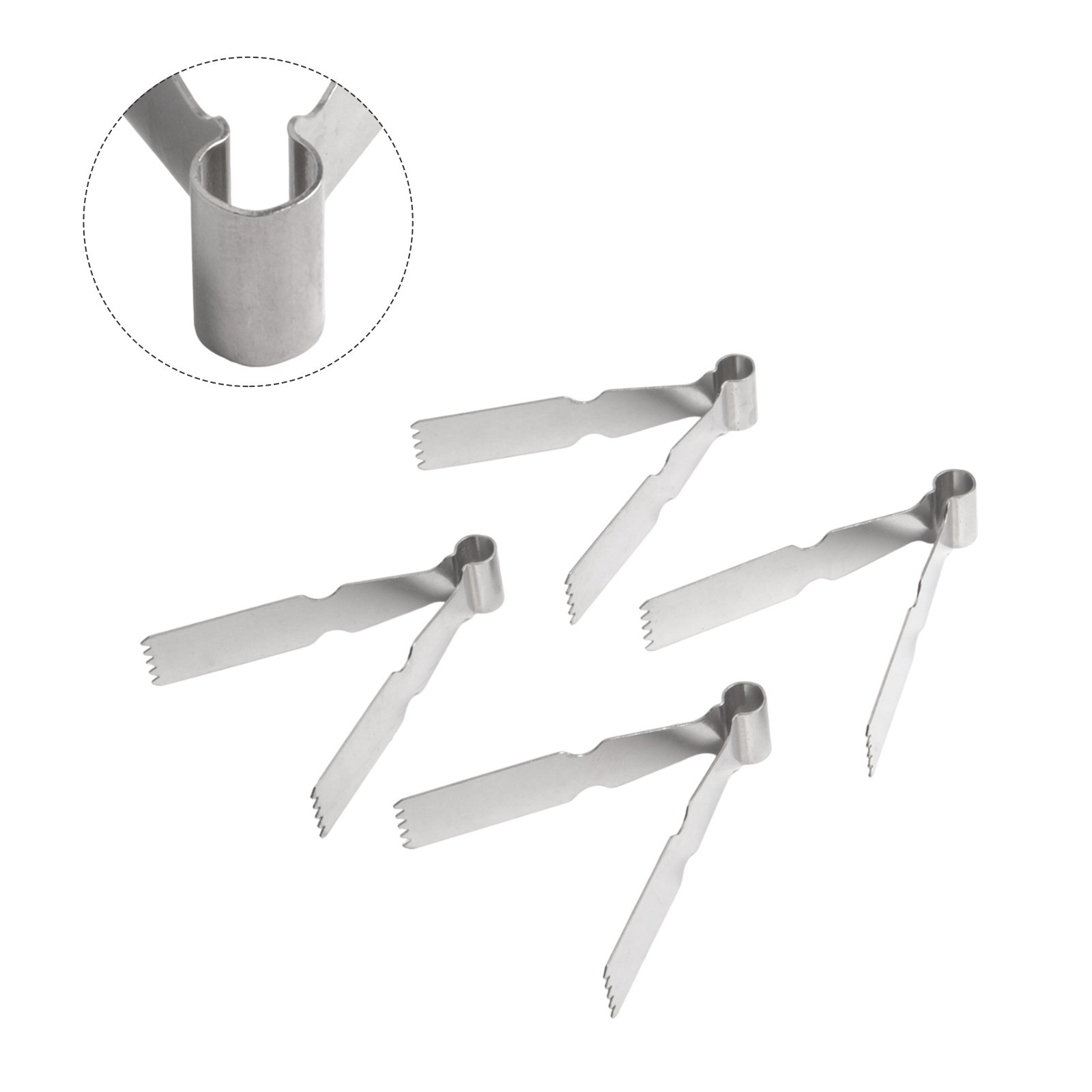 Achieve Perfect Results with Stainless Steel Pastry Tweezers Tongs Set of 4