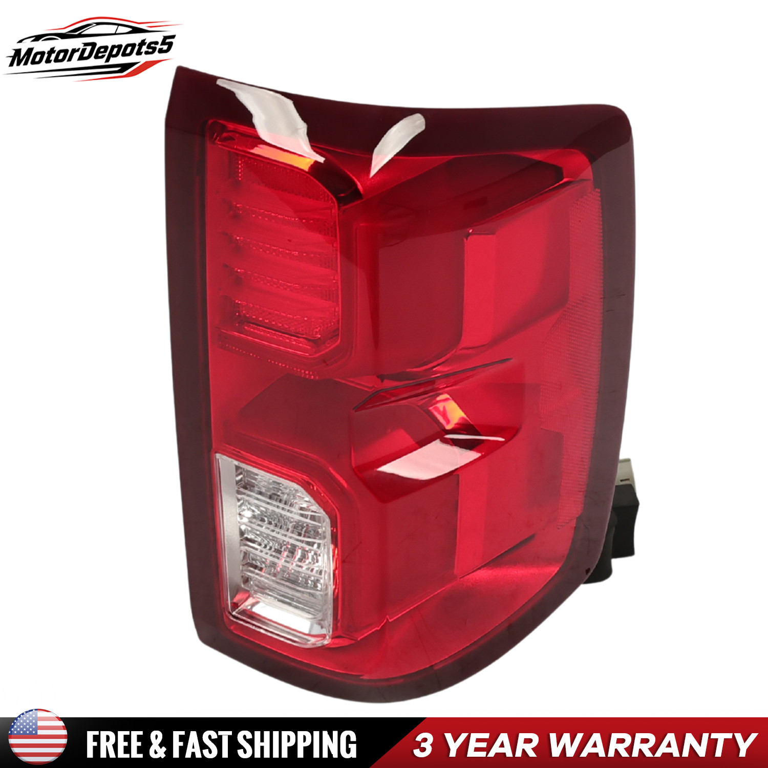 Right Passenger Side LED Tail Light For 2016-2018 Chevy Silverado 1500 84288719