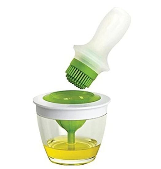 Oil Basting Brush Set Chef's Basting Tool; Food-Grade Organic Silicone 3 in 1