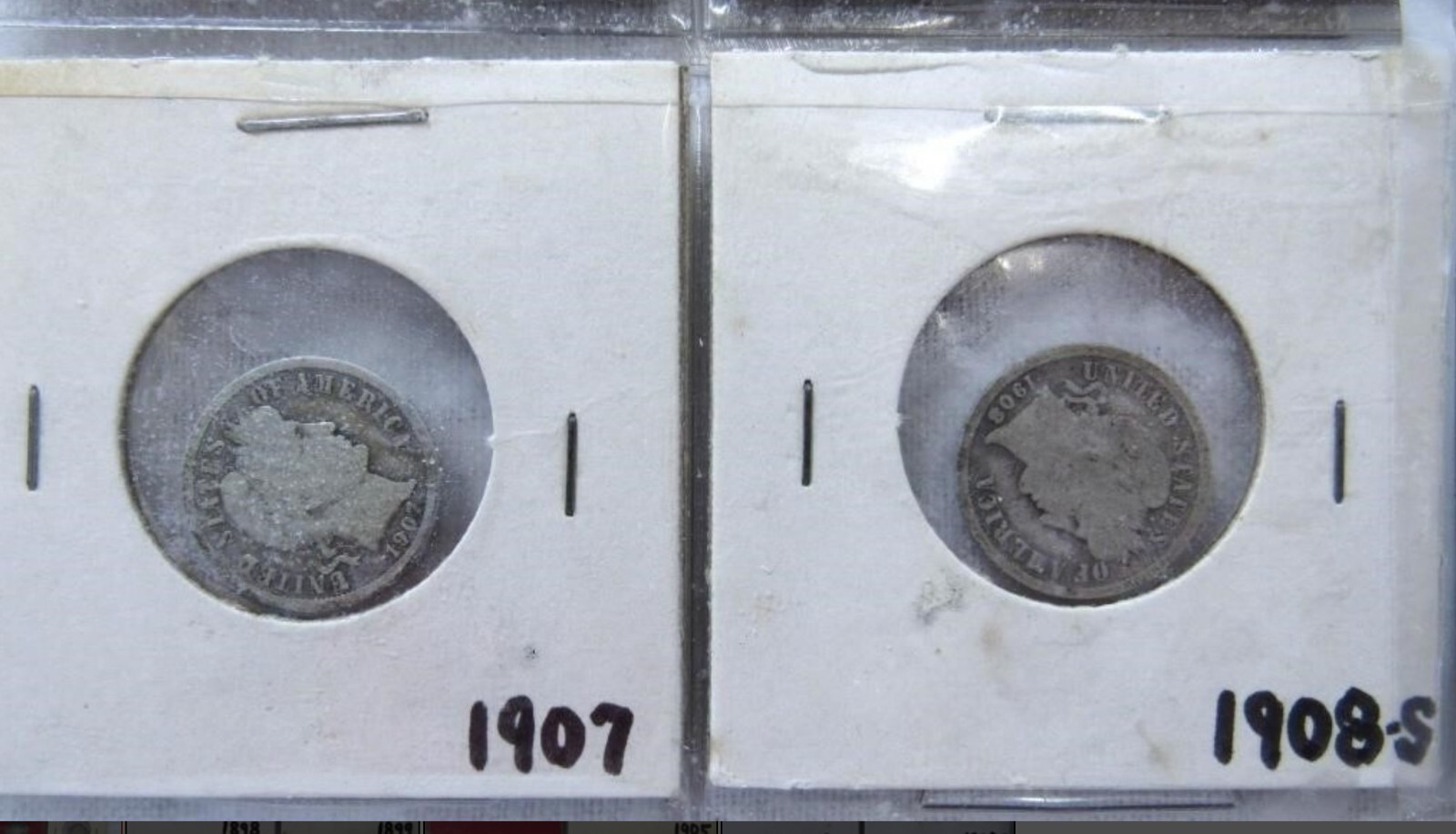 12 Barber Silver Dime Coins Low Mintage
