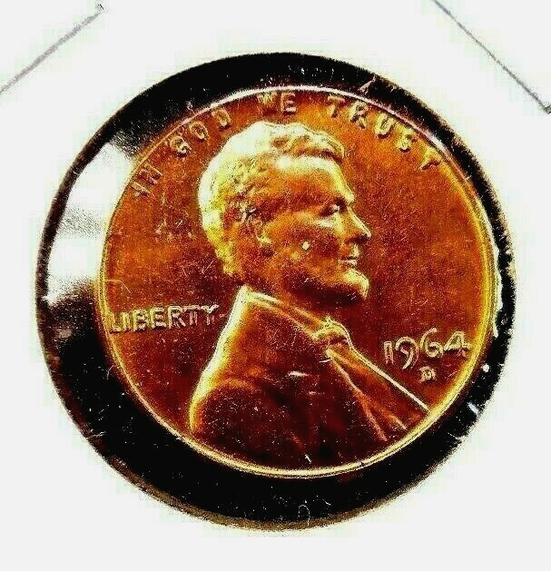 1964 - D  Lincoln  Memorial  Cent  BU   Red  Nice  US  Coin Combined Shipping