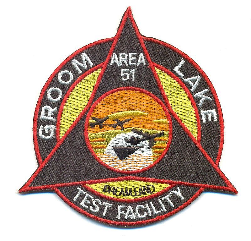 AREA 51 GROOM DRY LAKE PATCH - GDL01