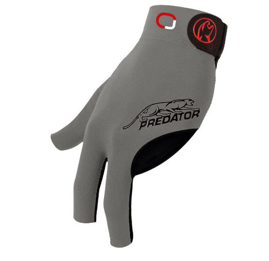 Predator Second Skin Jasmin Ouschan Sig Billiard Glove - Grey - Left Hand L/XL