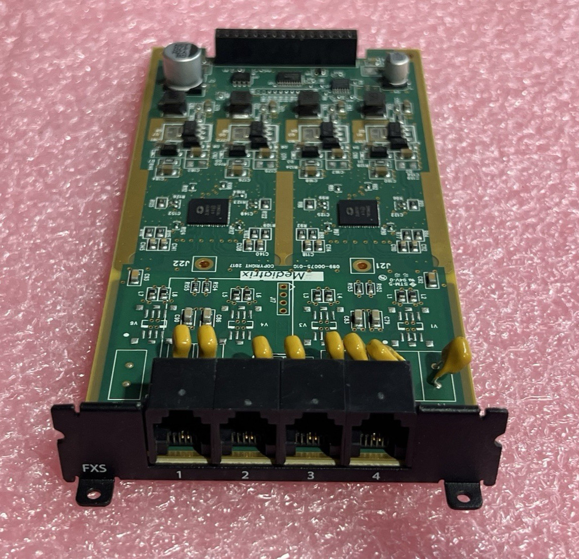 Mitel 50008231 4FXS expansion card for 50008229 controller - Refurbished