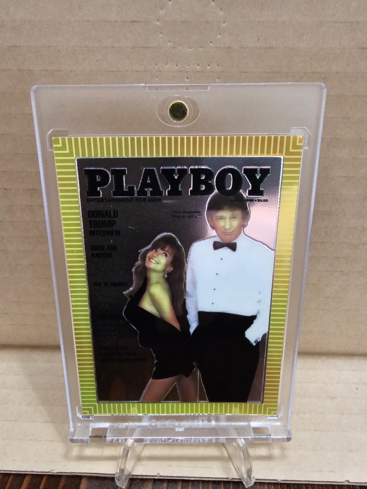Donald Trump POTUS Playboy Card & Gold FOIL Bills!!!!!