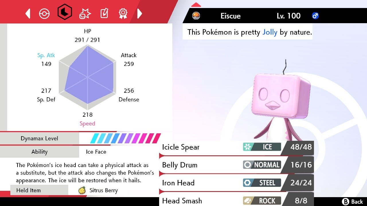 Pokemon Sword and Shield 6iv Shiny Eiscue - FAST DELIVERY!