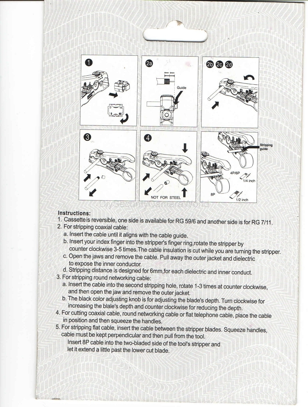 Coaxial Cable Stripper