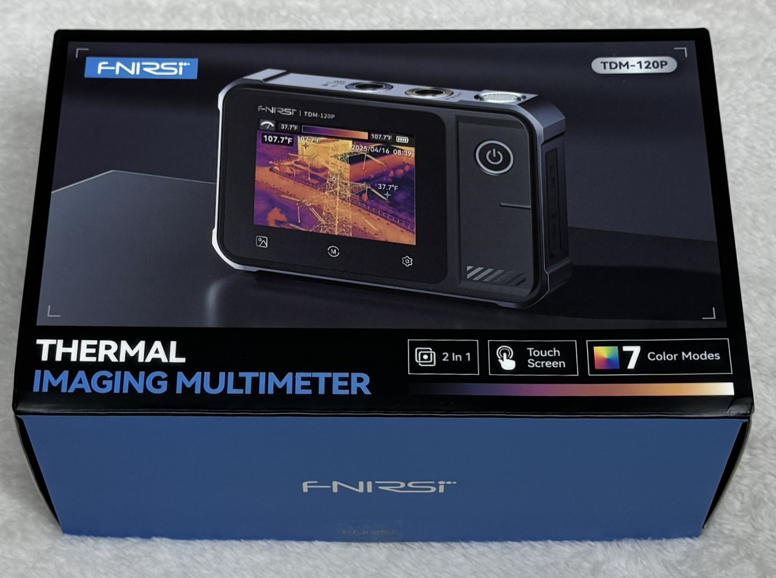FNIRSI TDM-120P 2-in-1 Thermal Imaging TRMS Multimeter & 120x90 Thermal Camera