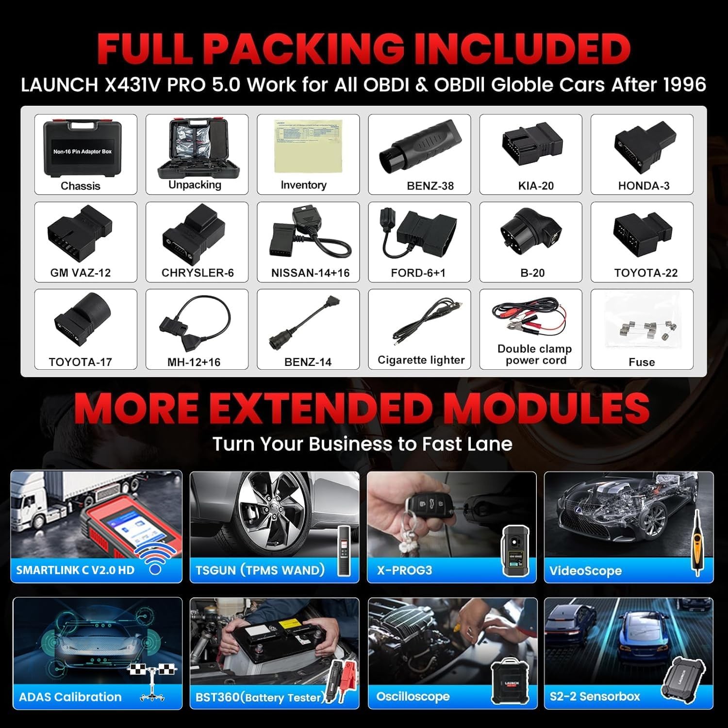 2025 LAUNCH X431 V + V5.0 PRO3S+ Diagnostic Scanner Tool Key Coding Full Systems