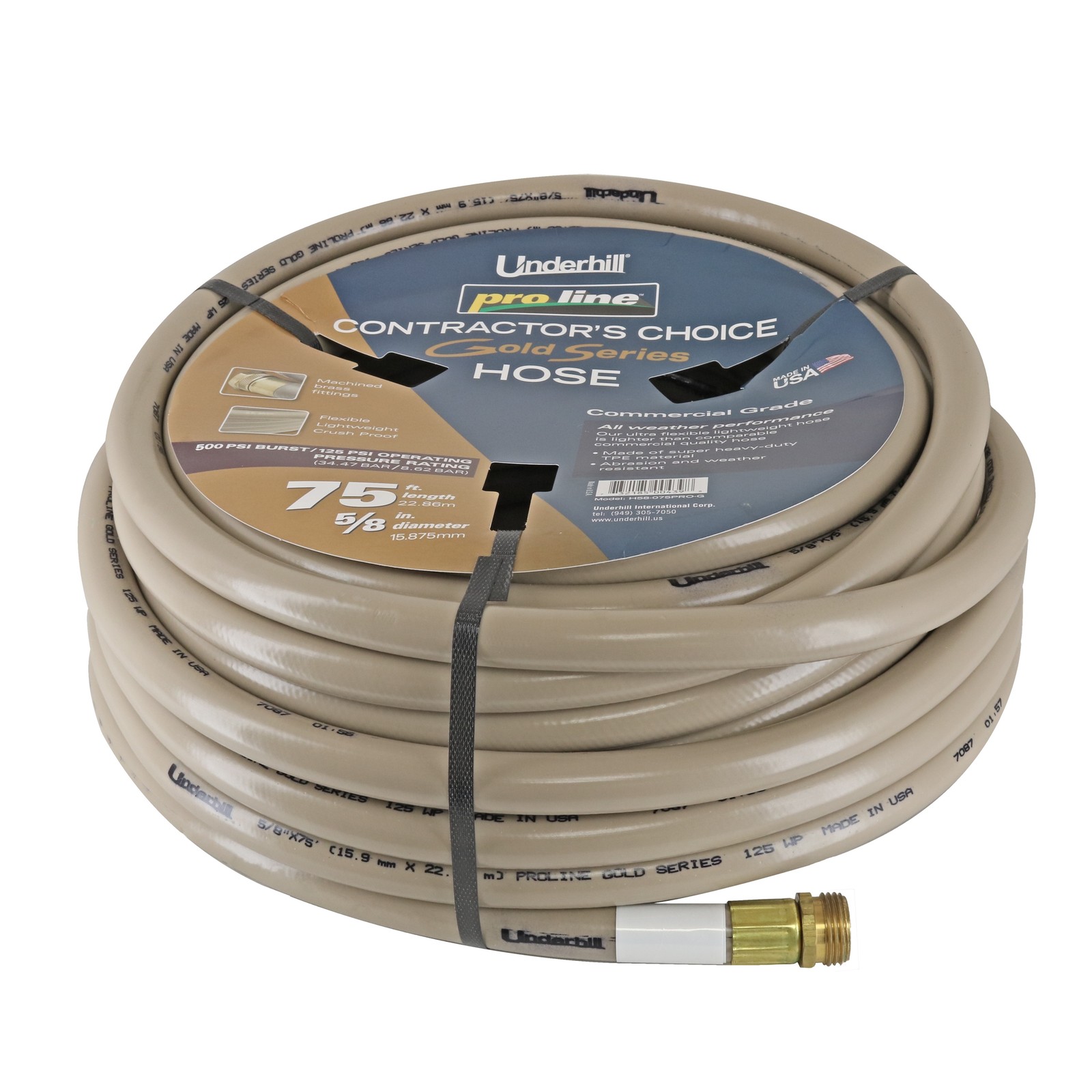 Underhill 5/8" ProLine Gold Garden Hose