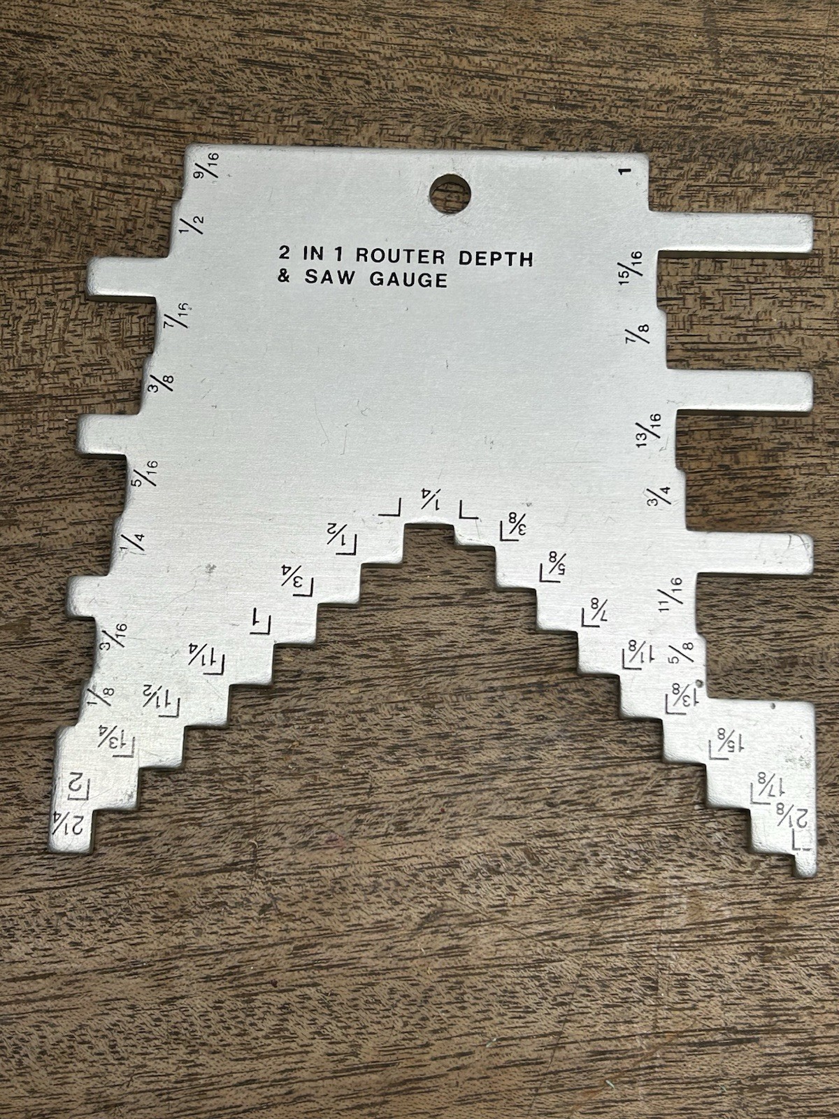 2 in 1 Router Depth and Saw Gauge Made in Taiwan (Aluminum)