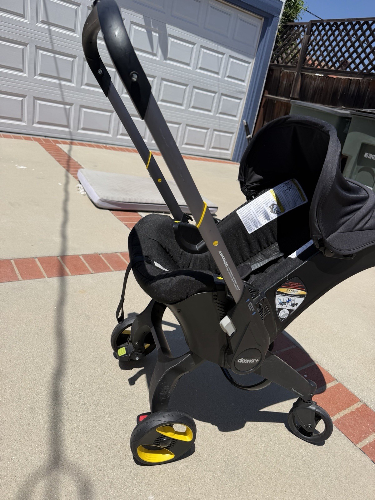 Doona Infant Stroller Nitro Black Excellent Condition W/ Base