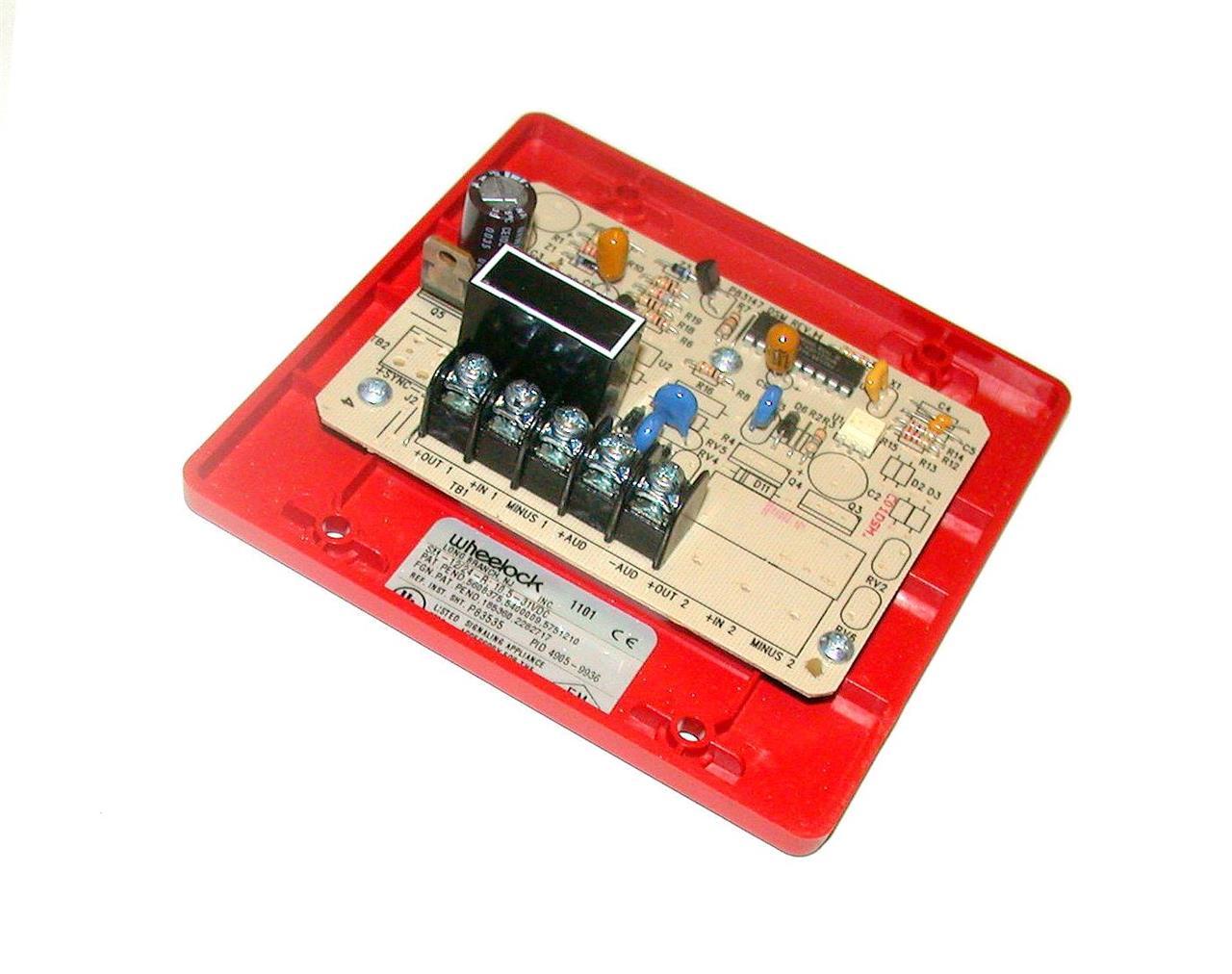 NEW WHEELOCK   DSM 12/24-R  108006  RED SYNCHRONIZATION MODULE