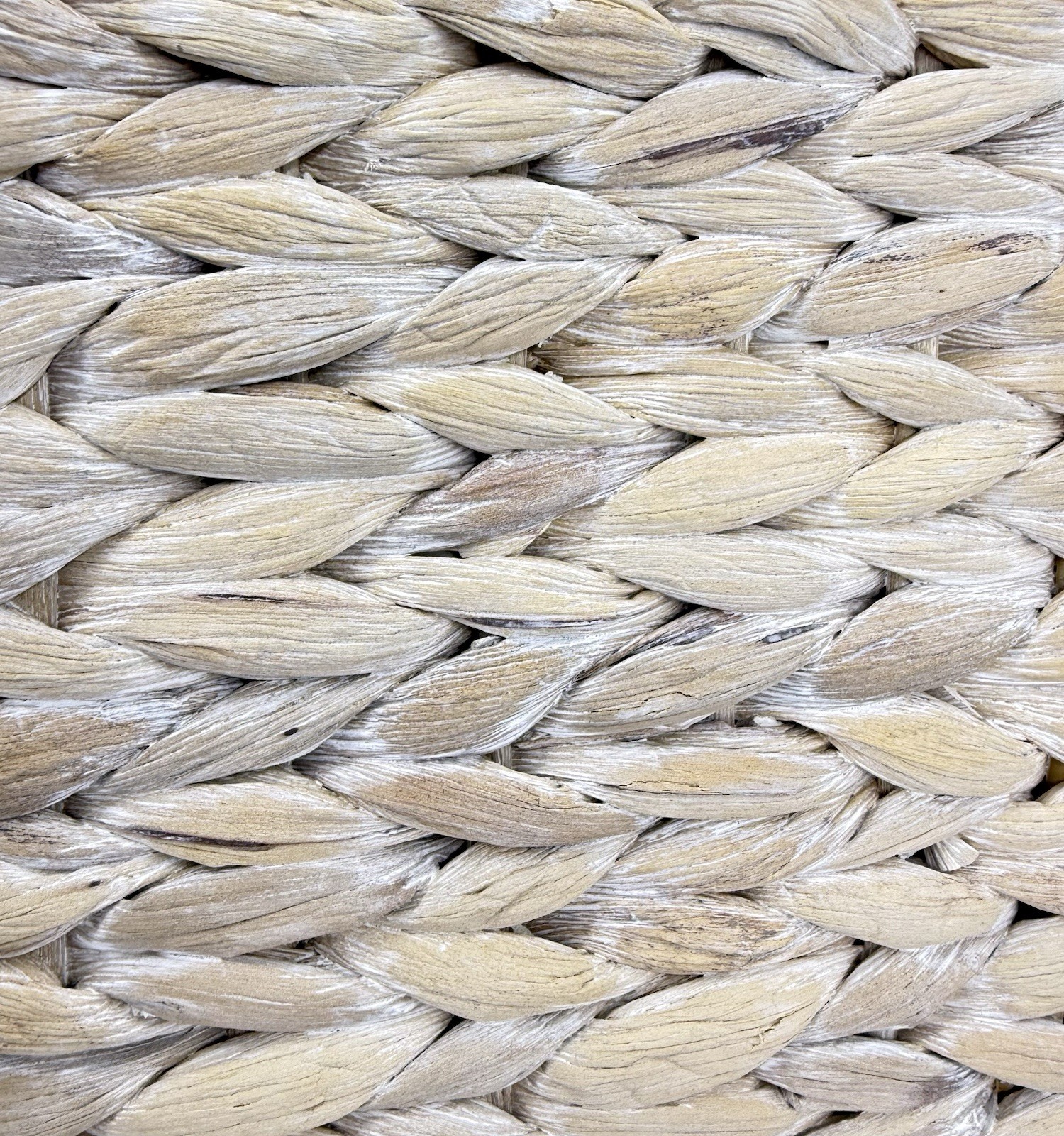 Tommy Bahama White Wash Wicker Rectangle Basket 13.5 L x 8.5 W x 7.5 H New NWT