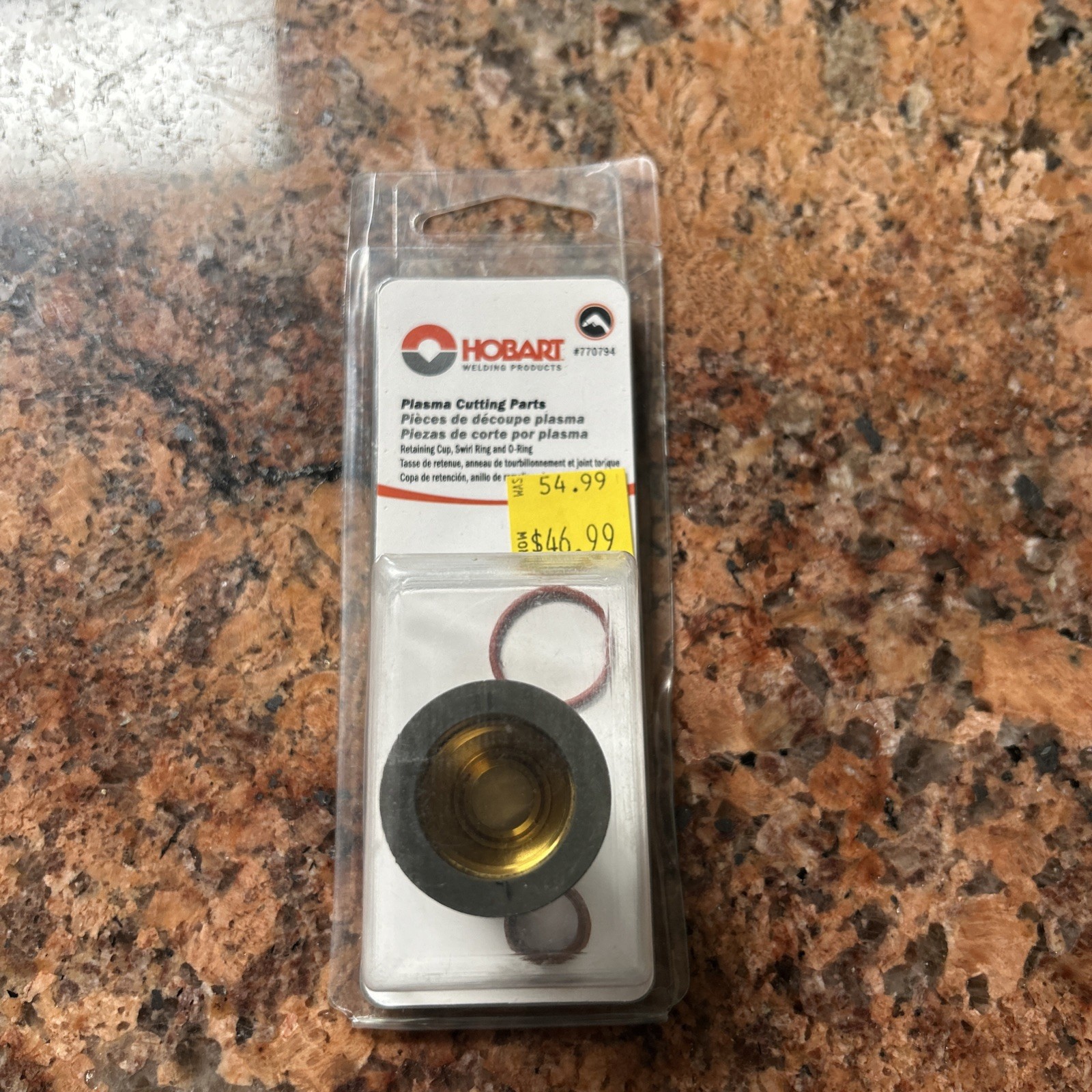 Hobart Plasma Cutter Retaining Cup, Swirl And O Ring