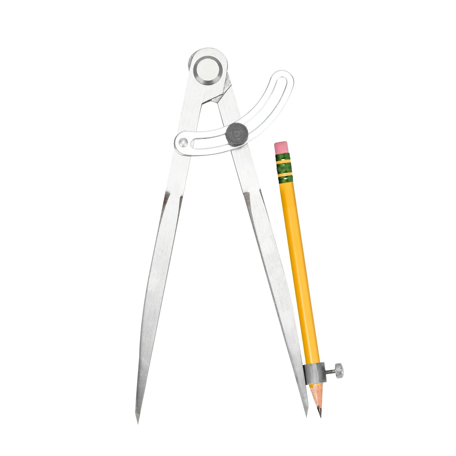 Large Compass for Woodworking, 8 Inch Pencil with Wing Divider 8