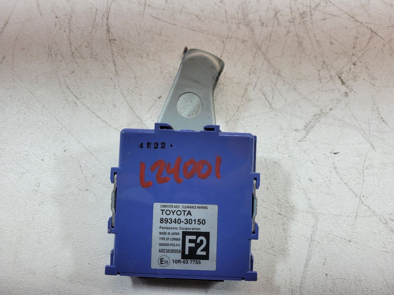 2014 2015 LEXUS GS350 GS450H PARK ASSIST CONTROL MODULE 89340-30150