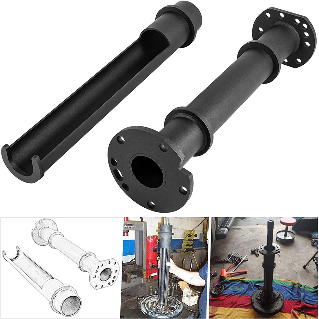 2pcs/set Rear Axle Bearing Puller Tool 09521-25011 for 1984-2018 Toyota Trucks