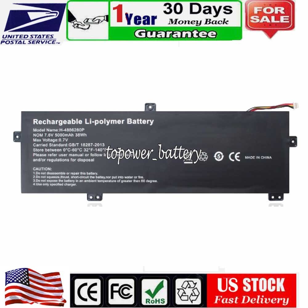 Battery for Gateway GWTN156-11BK GWTN156-11BL U3576127PV-2S1P 2ICP4/76/127 7.6V
