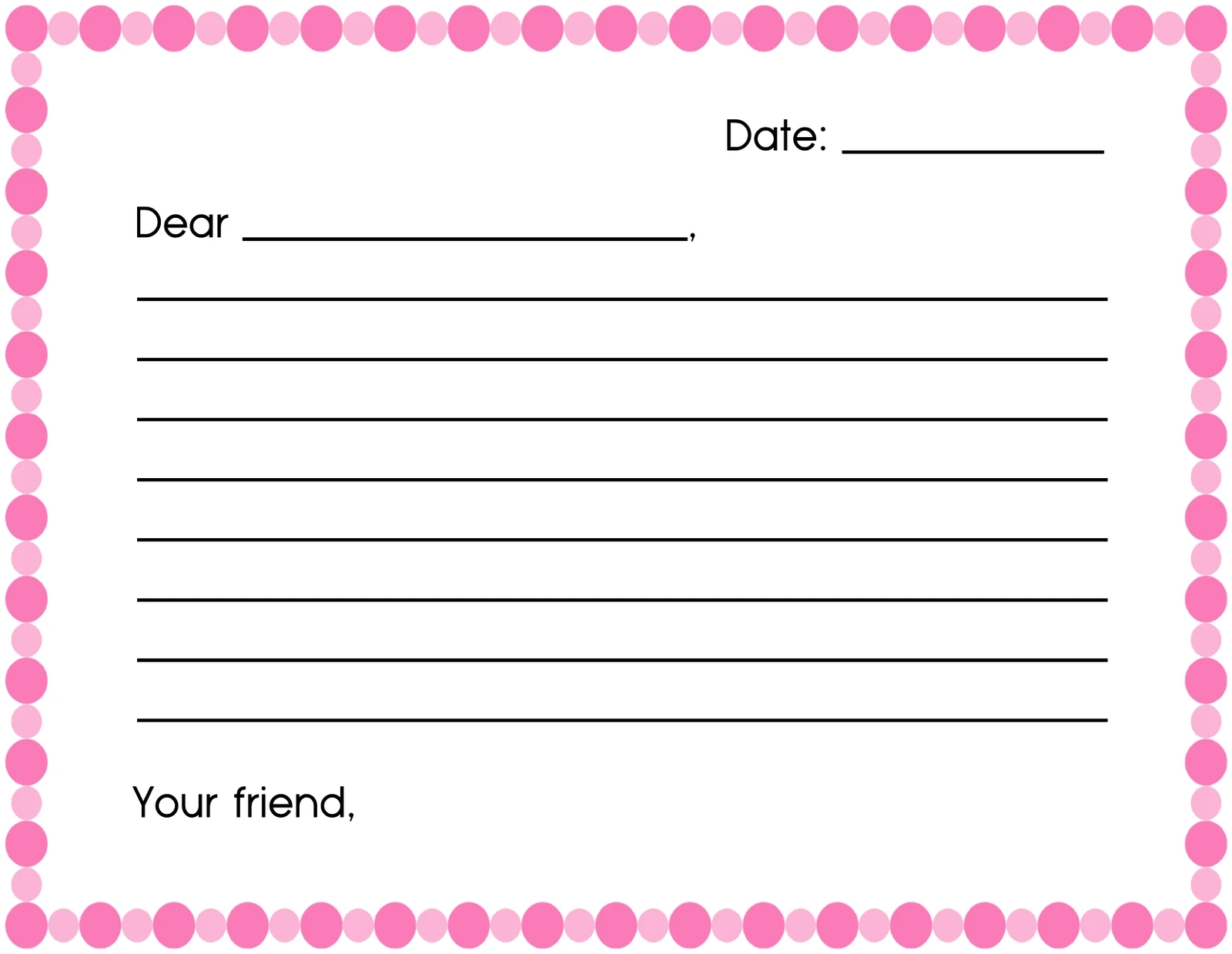 Big Kids Pen Pal Kit
