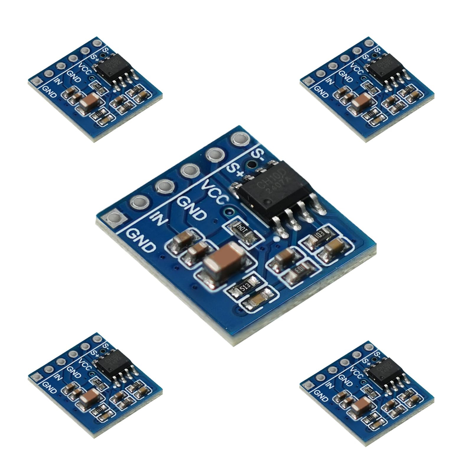 5 PCS CH10D Sound Amplifier Module Voice Digital Chip 2.54 Pitch 20W Board
