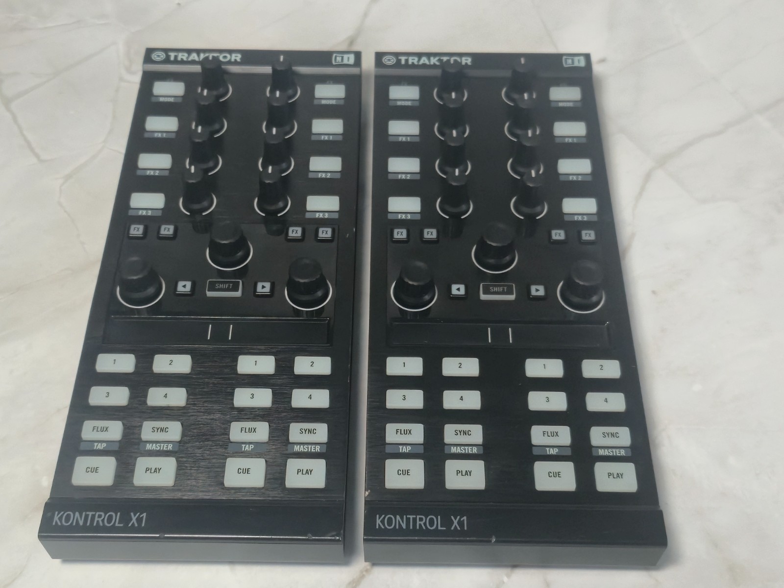 Native Instruments Traktor Kontrol X1 MK2 - Pair (2 Units) DJ Controller AS-IS