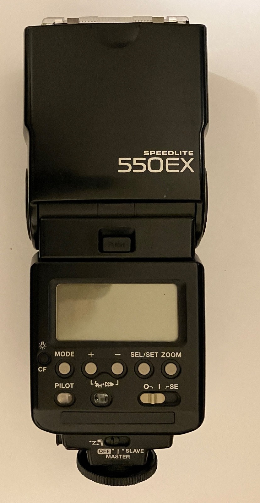 Canon Speedlite 550EX Shoe Mount Flash EOS E-TTL Master/Slave - Tested Working