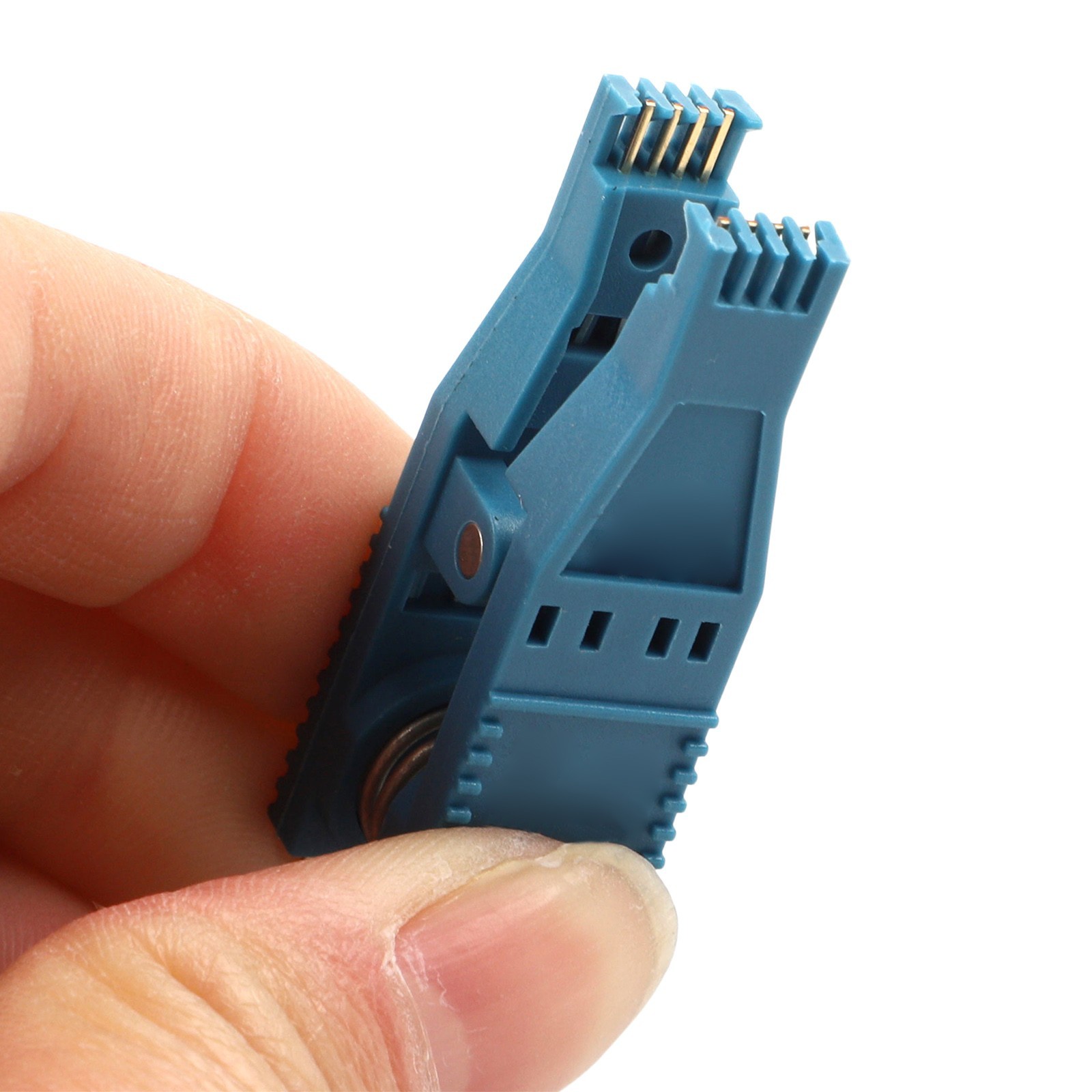 Gold Plated 8 Pin Test Clip Spring Hold for Online Chip Programming Tasks