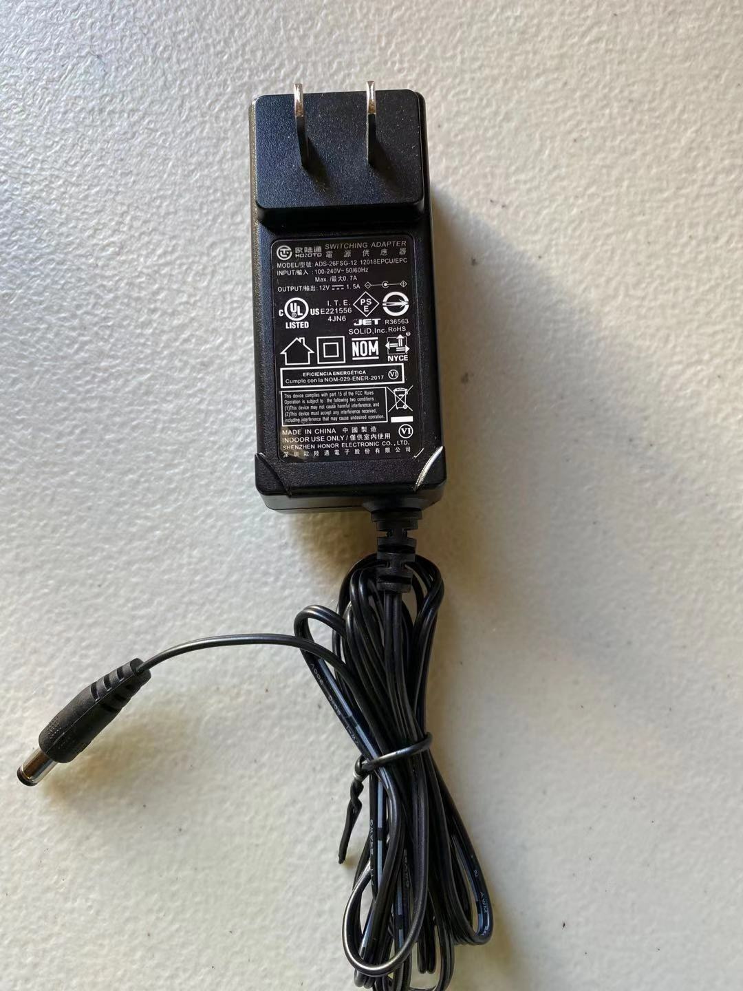 DC Adapter 12V 1.5A Power Supply Fully compatible with CS-1201500