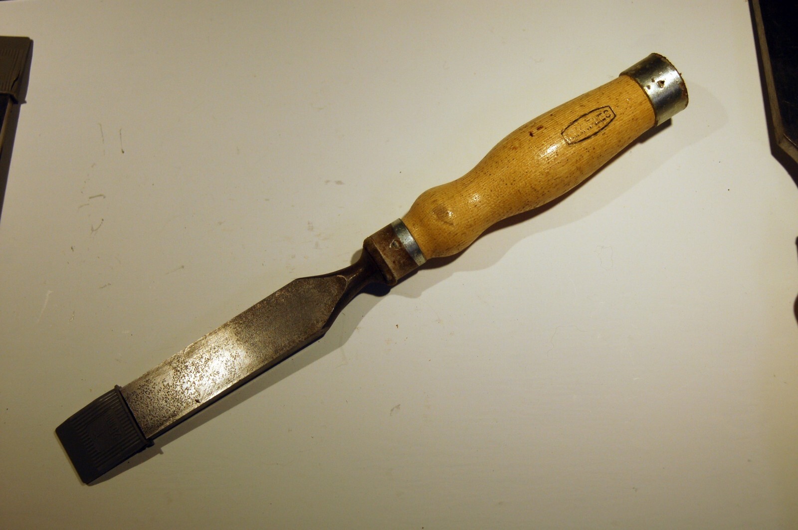 Maples chisel set, used made in England 8 pieces