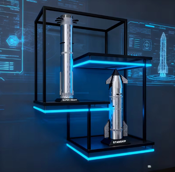 3D Printed Heavy SpaceX Starship Model