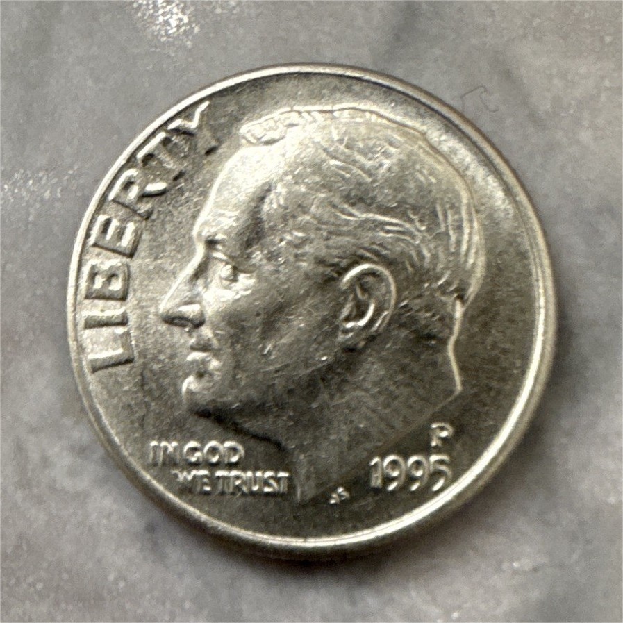 1995 Roosevelt DIME (RARE P) UNCIRCULATED