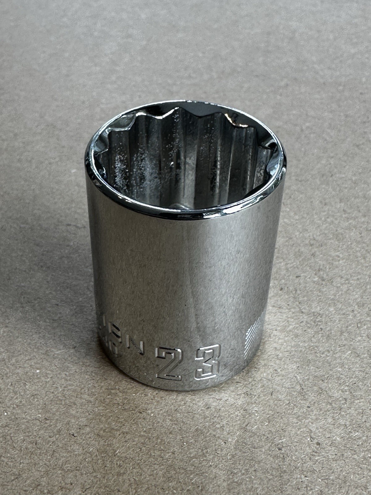 Craftsman CMMT44240 23mm 12pt Socket 1/2" Drive.  0636